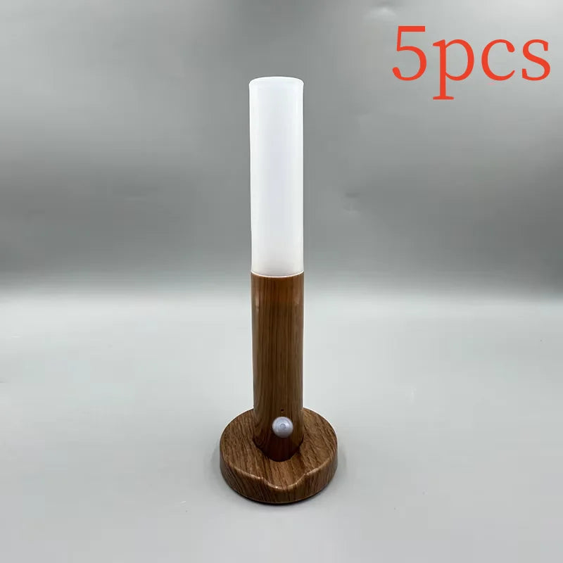 Lámpara de noche LED con carga USB, sensor de movimiento inteligente para mesita de noche, armario o cualquier otro espacio.