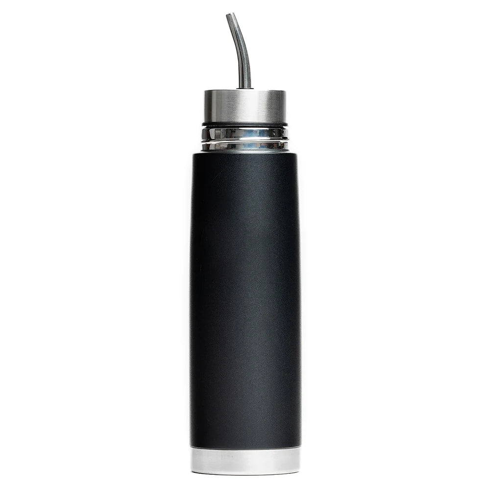 NUEVA botella de mate de acero inoxidable autoservicio, vaso térmico para mate 2 en 1 con bombilla incorporada, termo para yerba mate, todo en uno.