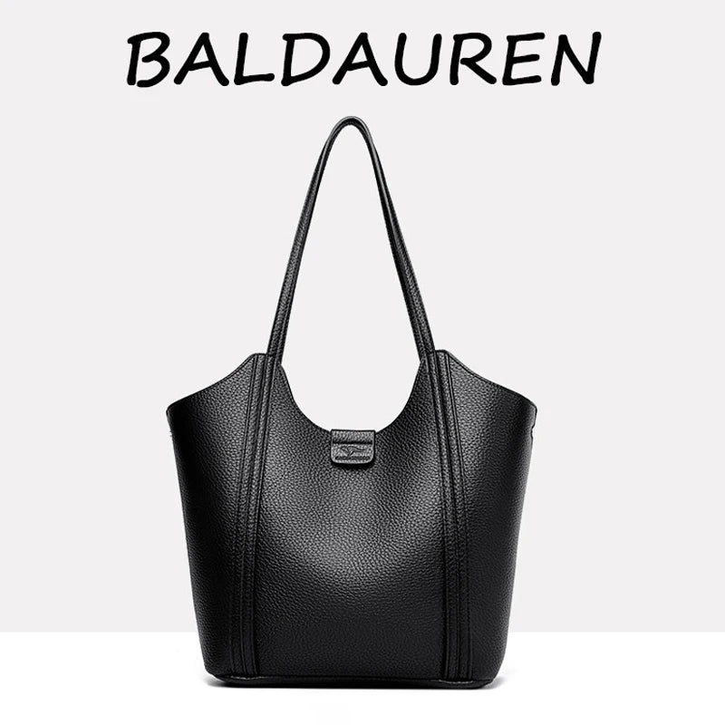 Bolso tote grande para mujer, de piel sintética suave, con asa superior, bolso de hombro, bolso bandolera con múltiples bolsillos, ideal para la oficina, el trabajo o la escuela.