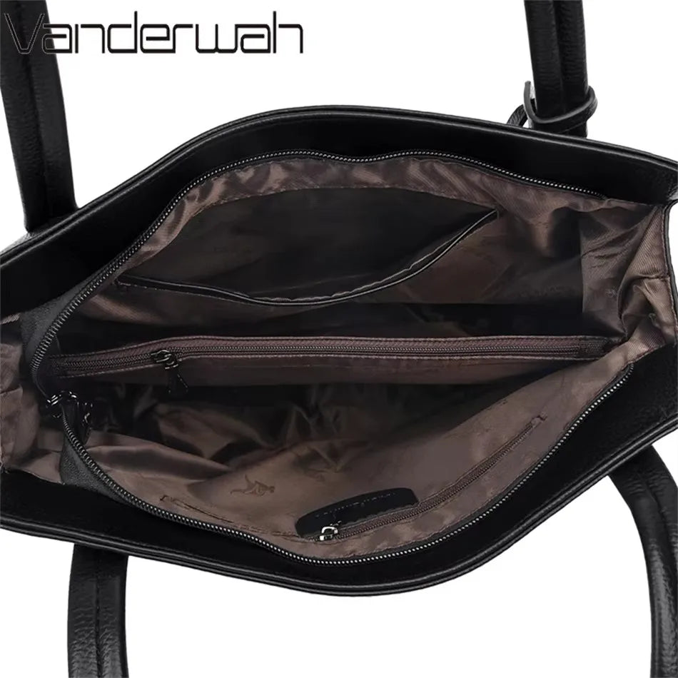 Bolso de mano de lujo con estampado de moda, gran capacidad, piel suave, bolso bandolera para mujer, bolso de hombro/bandolera, bolso de mano de diseño para mujer, bolso de mano informal.