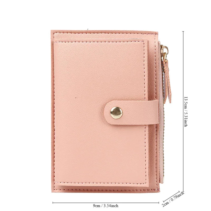 Cartera para estudiantes Ins para mujer, nueva, ultrafina, pequeña, para cambio de monedas.