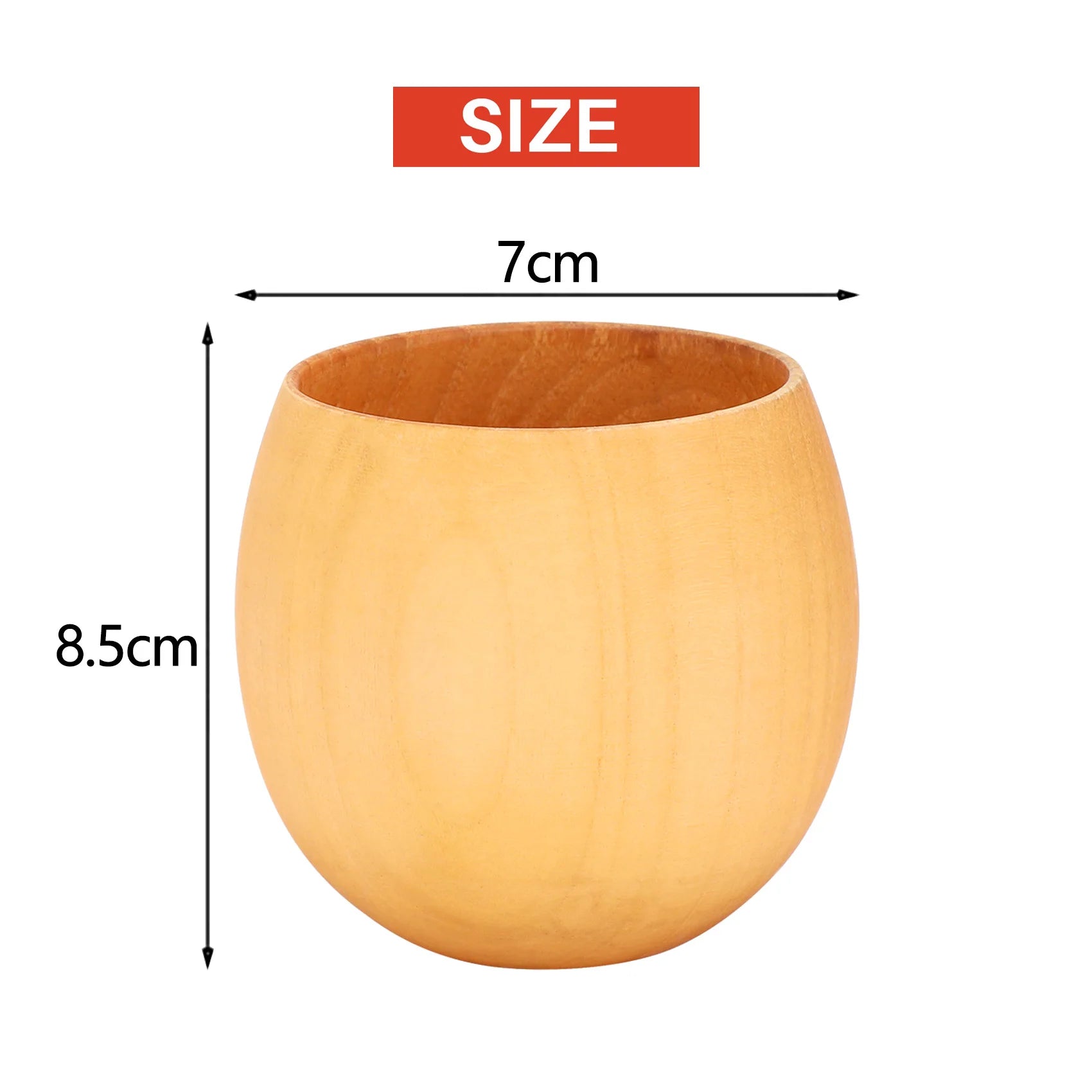 Juego de mate de madera para yerba mate, hecho a mano con madera natural, taza de café mate con cuchara, pajita, bombilla y cepillo, 200 ml (ligero).