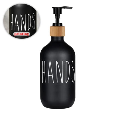 Dispensador de jabón líquido para platos de 500 ml, recargable, para baño, jabón de manos, champú, gel de ducha, líquido, subbotellado, accesorios de cocina.