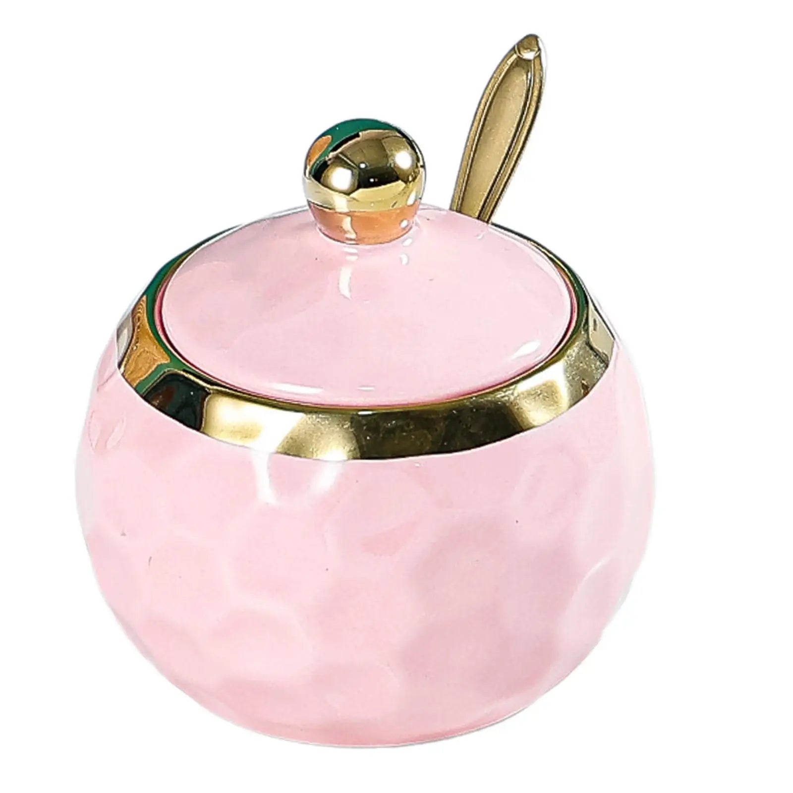 Azucarero de cerámica, tarro para condimentos, aproximadamente 300 ml, recipiente para condimentos, salero para cocina doméstica, cafetería, barra de bar o restaurante.