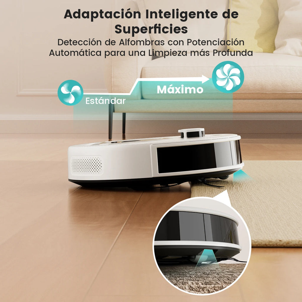 Robot aspirador Lefant M330 Pro M 330S y combinación MIP 5000 Pa dTOF LiDAR Navegación Alexa/Google/WiFi Ideal para T