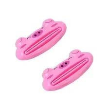 1 unidad Dispensador de pasta de dientes multifunción con diseño de animalito lindo, artículo para el hogar, baño, tubo, dispensador de pasta de dientes de dibujos animados