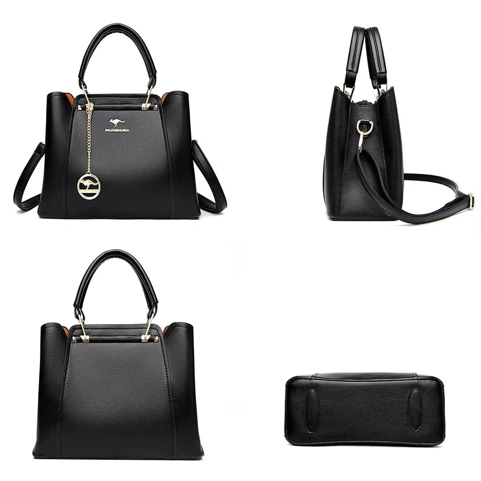 Bolso de mano de lujo con estampado de moda, gran capacidad, piel suave, bolso bandolera para mujer, bolso de hombro/bandolera, bolso de mano de diseño para mujer, bolso de mano informal.