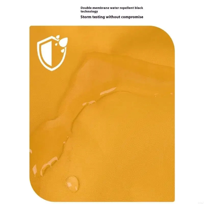 Impermeable para perros con capucha desmontable y puños elásticos para perros pequeños y grandes, ideal para actividades al aire libre y paseos.