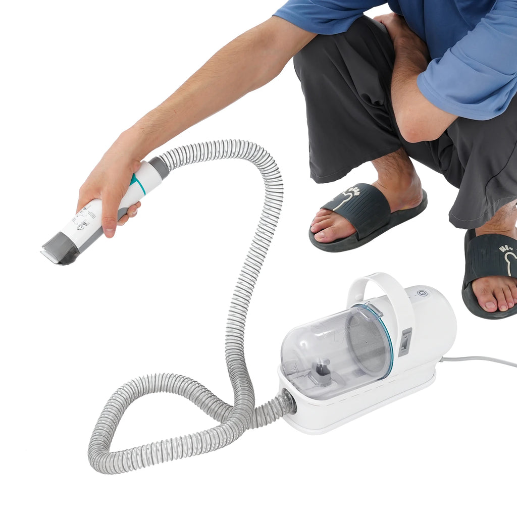 Set multifuncional 7 en 1 de cortapelos con extractor de pelo para perros y gatos, kit de cuidado para mascotas, recortadora de pelo para perros y gatos.