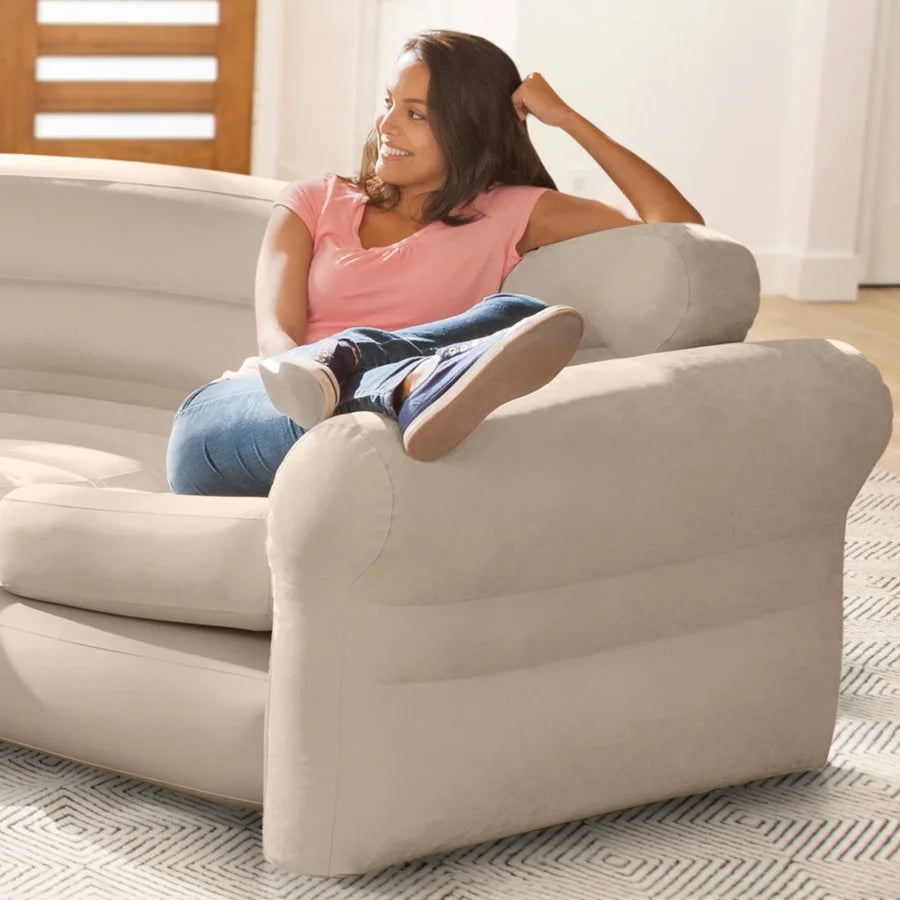 68575NP Inflatable Corner Sofa 257 x 203 x 76 cm