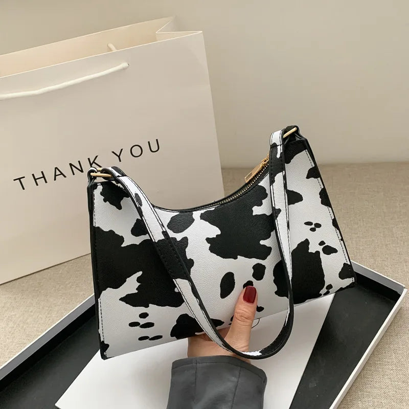 Bolso de mano de lujo para mujer con estampado de cebra, de piel sintética, sencillo, para llevar debajo del brazo, bolso de hombro, bolso de mano, bolso de diario, cartera, monedero