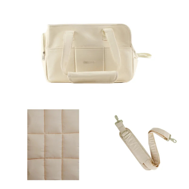 Bolso de hombro portátil Puppy Go Out para perros, bolso para mascotas, gatos, chihuahuas, yorkshire terriers, suministros para perros, adecuado para perros pequeños, transportín para perros
