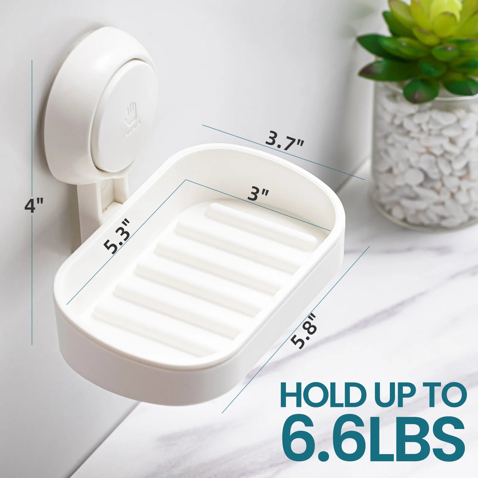 Jabonera TAILI para ducha, soporte impermeable para jabón de ducha, jabonera resistente sin necesidad de taladrar, para baño y fregadero de cocina.