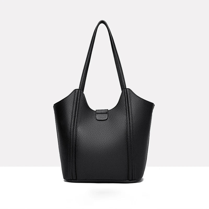 Bolso tote grande para mujer, de piel sintética suave, con asa superior, bolso de hombro, bolso bandolera con múltiples bolsillos, ideal para la oficina, el trabajo o la escuela.