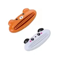 1 unidad Dispensador de pasta de dientes multifunción con diseño de animalito lindo, artículo para el hogar, baño, tubo, dispensador de pasta de dientes de dibujos animados