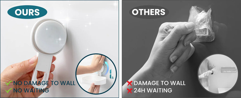 Jabonera TAILI para ducha, soporte impermeable para jabón de ducha, jabonera resistente sin necesidad de taladrar, para baño y fregadero de cocina.