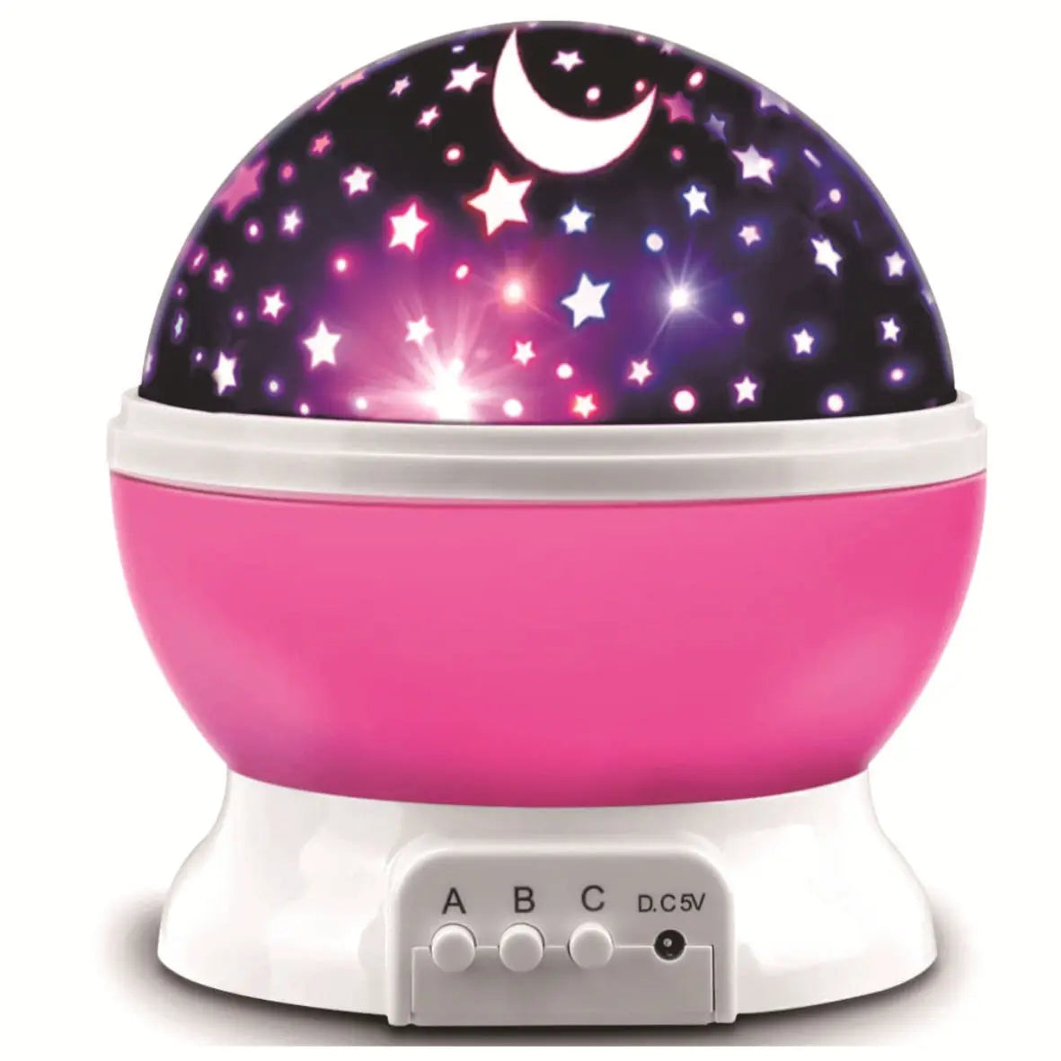 LED Starry Night Light Auto Rotating Pattern 500mAH Lithium Battery Starry Night Projection Light for Bedroom Decoration
