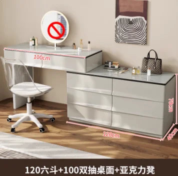 Diseño Natural Tocador Moderno Simple Tocador de Maquillaje Simple Dormitorio Chica Escritorio Mesa De Maquillaje Accesorios para el Hogar