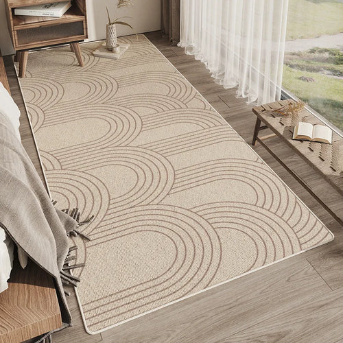 Alfombra sencilla VIKAMA para dormitorio, sala de estar, balcón o balcón, antideslizante. Decoración para el hogar.