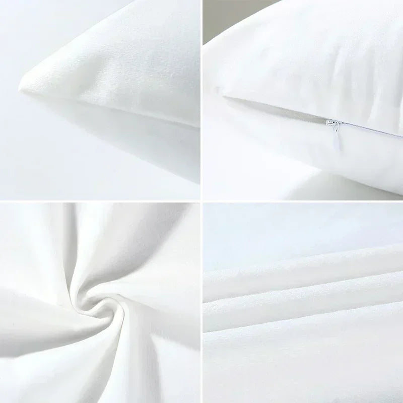 Funda de almohada con estampado abstracto de elementos naturales para dormitorio, sala de estar, sofá, decoración del hogar. Funda de cojín de poliéster con cremallera.