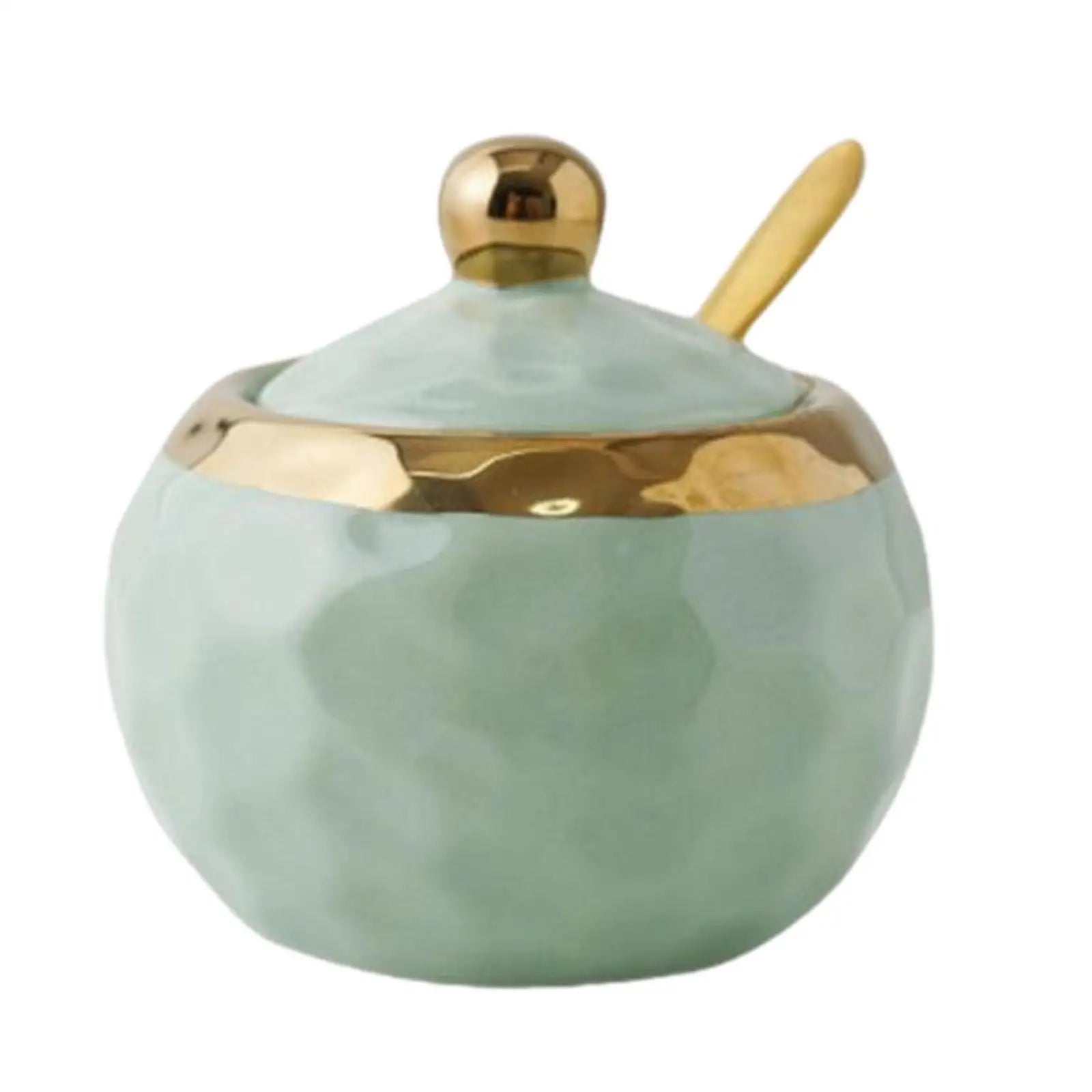 Azucarero de cerámica, tarro para condimentos, aproximadamente 300 ml, recipiente para condimentos, salero para cocina doméstica, cafetería, barra de bar o restaurante.