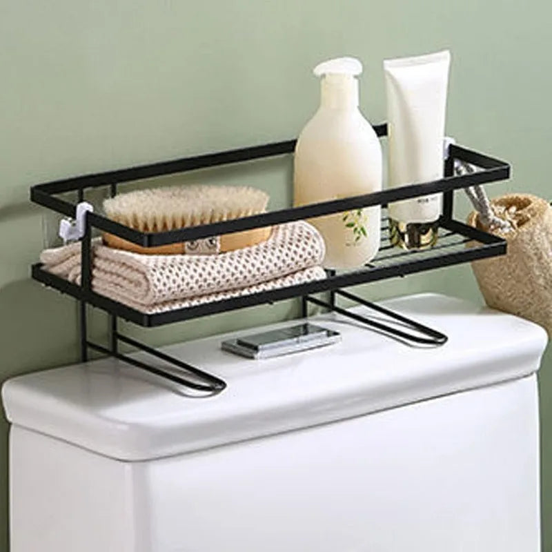 Estante de almacenamiento para inodoro sin perforaciones, estante de almacenamiento diverso para baño, estante de almacenamiento multifuncional para baño