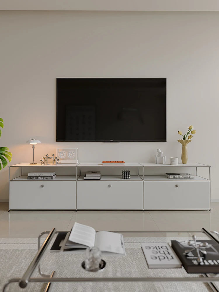 Mueble para TV, armarios de almacenamiento, mueble esquinero, vitrina metálica, módulo para sala de estar, muebles modulares de bricolaje