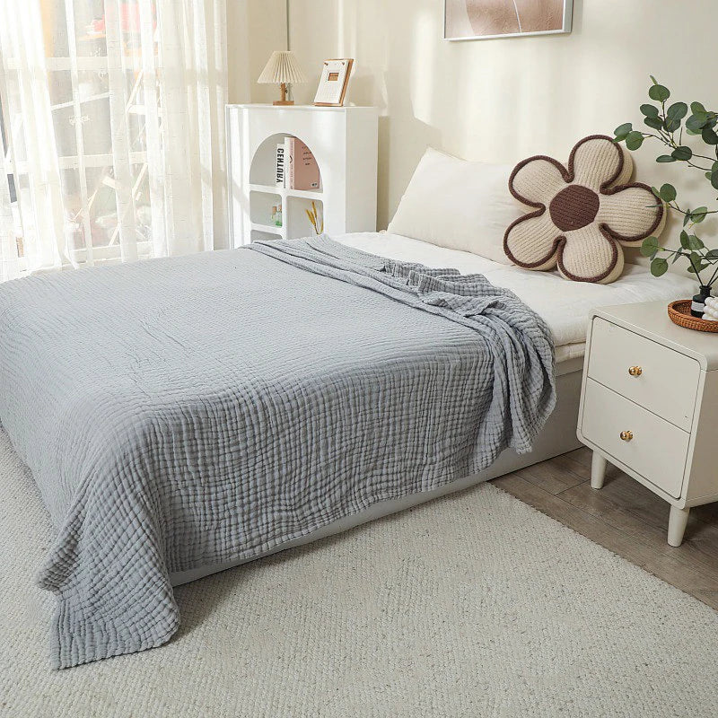 Manta Battilo 100% algodón muselina para sofá, 6 capas, transpirable, ligera, estilo bohemio, ideal para sofá cama, mantas grandes de verano.