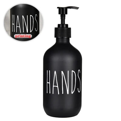 Dispensador de jabón líquido para platos de 500 ml, recargable, para baño, jabón de manos, champú, gel de ducha, líquido, subbotellado, accesorios de cocina.