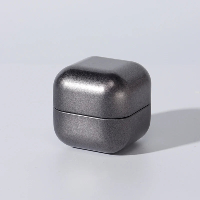 Caja metálica de acero inoxidable para té, mini recipiente portátil de viaje, tarro para azúcar, café, organizador, caja sellada para té, almacenamiento de cocina.