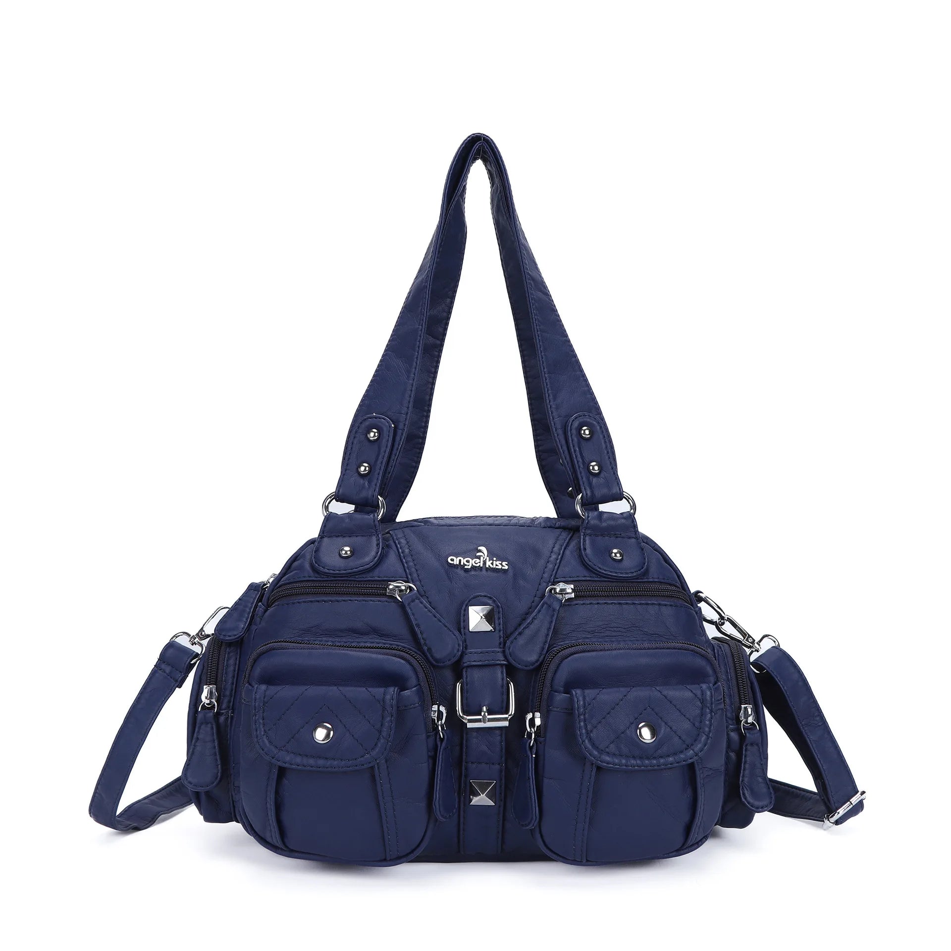 Bolsos de mano Angel Kiss para mujer, bolso tipo cartera con asa superior, bolso de hombro de PU, paquete de empanadillas, regalos, bolsos de hombro, bolso para teléfono y dinero