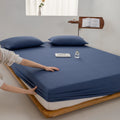 Sábana bajera ajustable 100% algodón con banda elástica antideslizante para colchón de 140/160/180/200 cm, apta para camas individuales, dobles, queen y king.