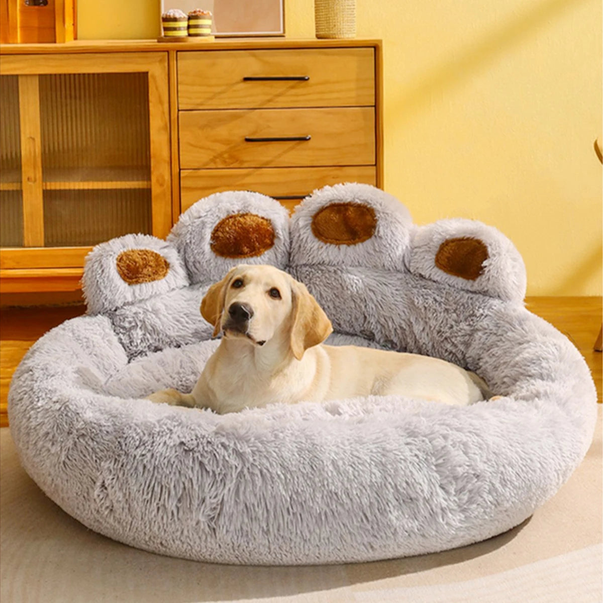Cama mullida para perros, cálida para invierno, productos para mascotas grandes, sofá pequeño, cestas, caseta para mascotas, colchoneta, suministros para cachorros y gatos, manta para cesta, accesorios