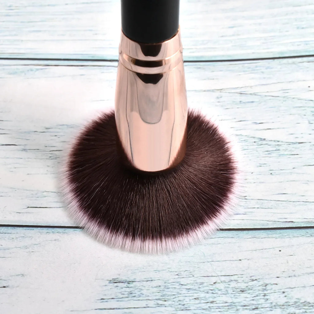 Brochas de maquillaje para base, polvos sueltos, corrector, colorete y para difuminar. Herramienta profesional de maquillaje y belleza.