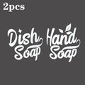 Dispensador de jabón líquido para platos de 500 ml, recargable, para baño, jabón de manos, champú, gel de ducha, líquido, subbotellado, accesorios de cocina.