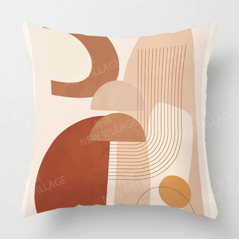 Funda de almohada/cojín para sofá, decoración moderna nórdica de lujo para el hogar, otoño, 45x45cm 45*45 50x50 60x60cm 40x40 35x35 Abstracto Geométrico