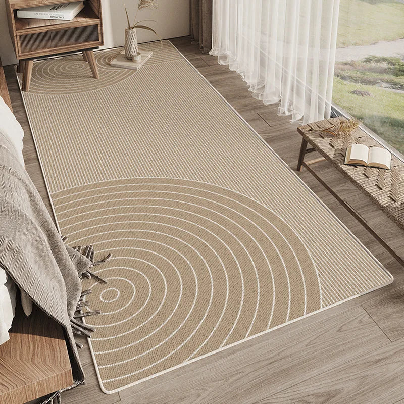 Alfombra sencilla VIKAMA para dormitorio, sala de estar, balcón o balcón, antideslizante. Decoración para el hogar.