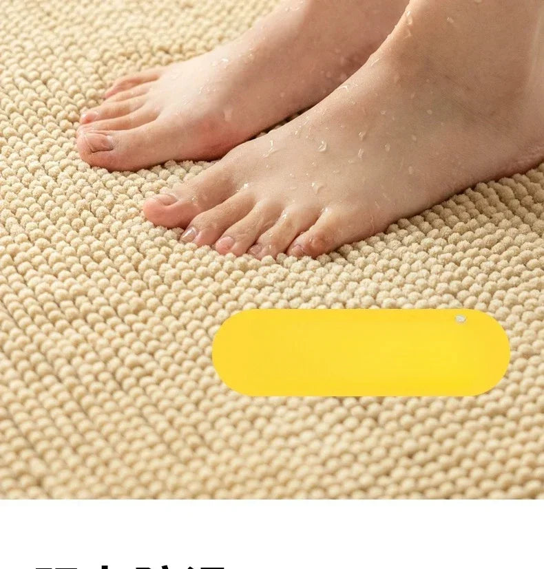 Alfombrilla antideslizante para baño, de entrada para pies, para el suelo del baño, alfombra para el hogar, alfombra de baño