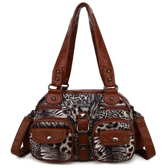Bolsos de mano Angel Kiss para mujer, bolso tipo cartera con asa superior, bolso de hombro de PU, paquete de empanadillas, regalos, bolsos de hombro, bolso para teléfono y dinero