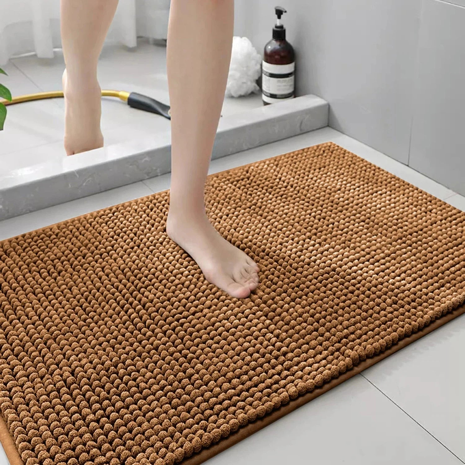 Alfombrilla antideslizante para baño, de entrada para pies, para el suelo del baño, alfombra para el hogar, alfombra de baño