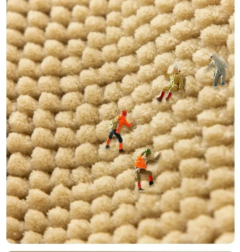 Alfombrilla antideslizante para baño, de entrada para pies, para el suelo del baño, alfombra para el hogar, alfombra de baño