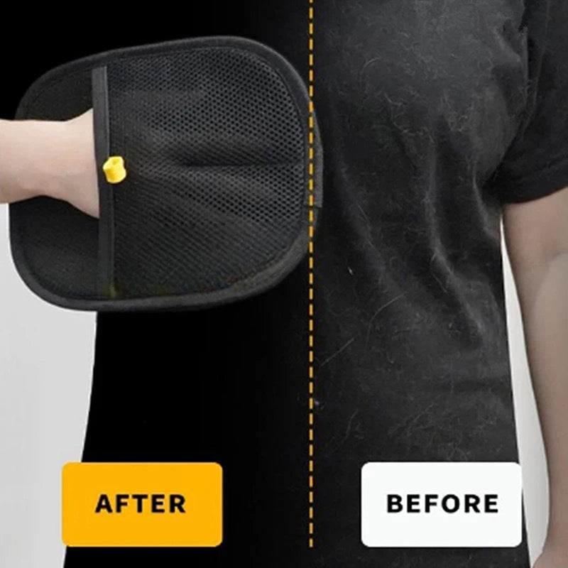Guantes electrostáticos para eliminar el pelo de las mascotas Guantes de aseo para mascotas de doble cara Cepillo bidireccional de doble cara Artefacto de pelo adhesivo