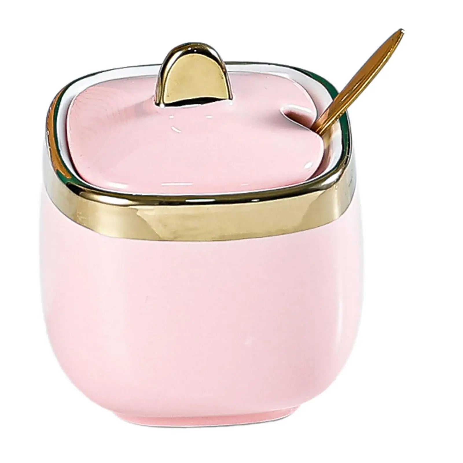 Azucarero de cerámica, tarro para condimentos, aproximadamente 300 ml, recipiente para condimentos, salero para cocina doméstica, cafetería, barra de bar o restaurante.