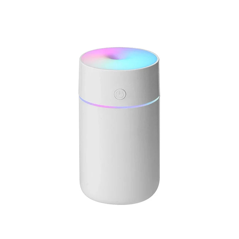 Humidificador de aire portátil mini HOMEFISH colorido, recargable por USB, inalámbrico, difusor de aroma para el hogar y el coche, atomizador de aceites esenciales