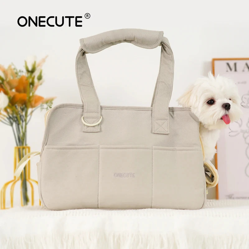 Bolso de hombro portátil Puppy Go Out para perros, bolso para mascotas, gatos, chihuahuas, yorkshire terriers, suministros para perros, adecuado para perros pequeños, transportín para perros