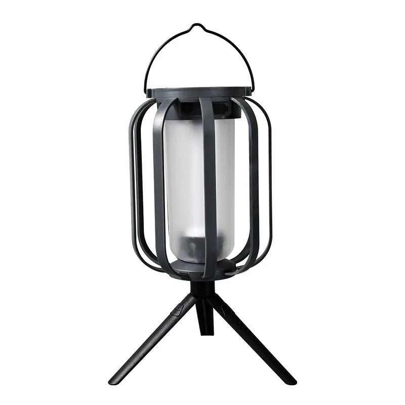 Faroles solares con luz de llama parpadeante, luces solares para jardín, escritorio, camping, impermeables, colgantes, patio y jardín.