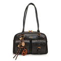 Bolso informal para el brazo, estilo retro, bolso Boston Pillow, bolso versátil de gran capacidad para el día a día, bandolera, nuevo modelo, tendencia urbana, PU Ma...