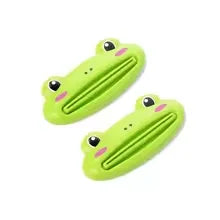 1 unidad Dispensador de pasta de dientes multifunción con diseño de animalito lindo, artículo para el hogar, baño, tubo, dispensador de pasta de dientes de dibujos animados
