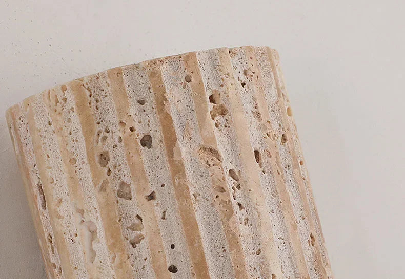 Lámpara de pared de piedra natural Wabi Sabi para sala de estar, dormitorio, escaleras, pasillo, decoración artística de interiores, aplique de pared para el hogar, apliques de mesilla de noche.