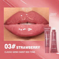 Brillo labial de color, líquido hidratante y humectante, bálsamo labial ligero y brillante, brillo labial hidratante a base de agua.
